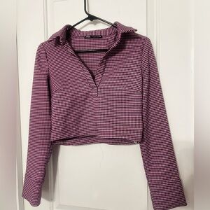ZARA POLO CROP TOP | small